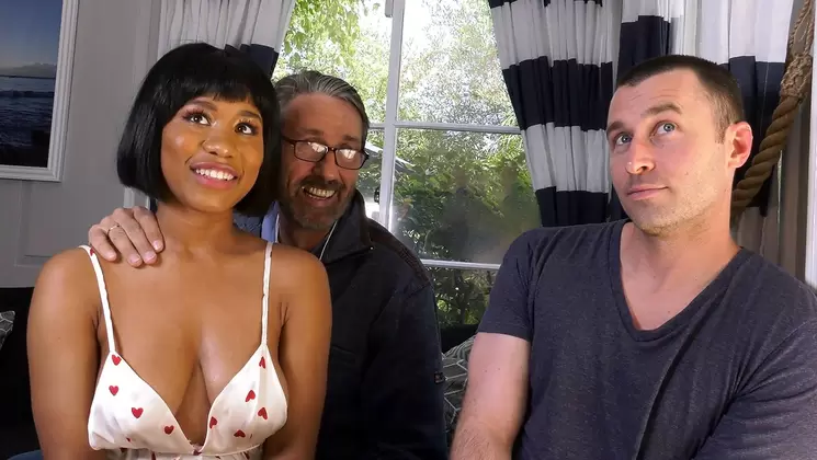 Jenna is a Father's Day Surprise! MFM Anal