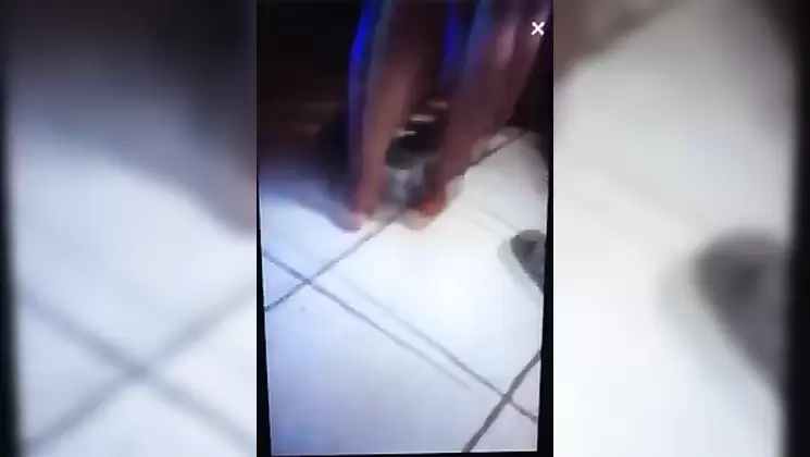 Dona de casa se exibindo na live 2