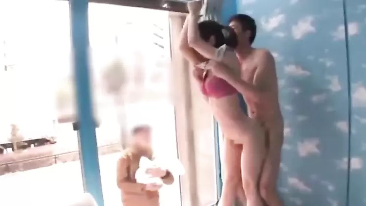 japanese cuckold boyfriend wait outside