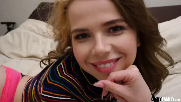 Little Alina West is a total slut and wants her brother's cock deep inside