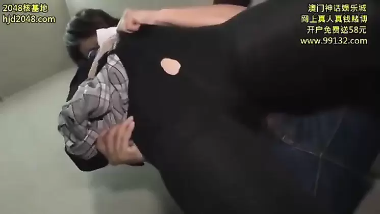 AP-540 Glasses Daughter Girls Large Black Tights Mass Ejaculation Molester