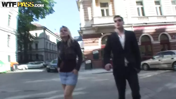 Samantha Jolie, Broosh, Adam - Outdoor sex scene with a blonde - Pickup Fuck