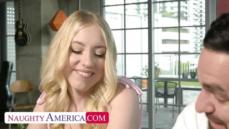 Cute blonde Kallie Taylor gets fucked by her friend's brother