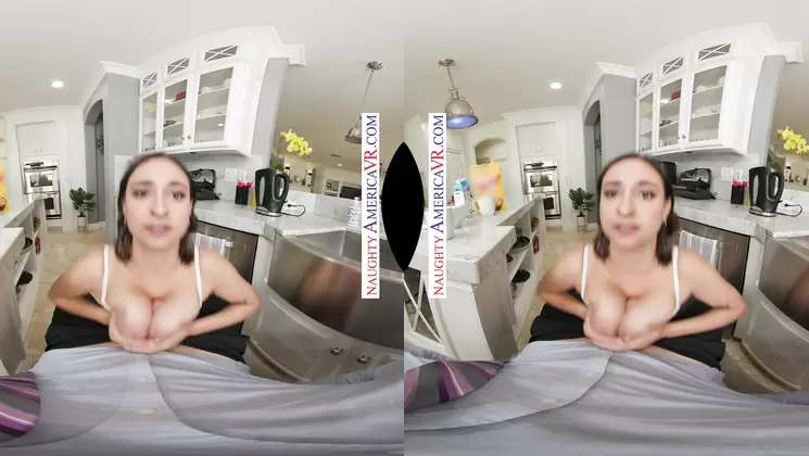 CoEd hottie Hailey Rose just has to wrap her big tits and lips around her friend's dad's big dick