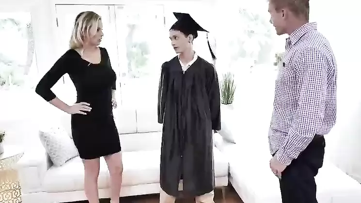 FamilyStrokes   Hot Stepmom gives Reward Blowjob