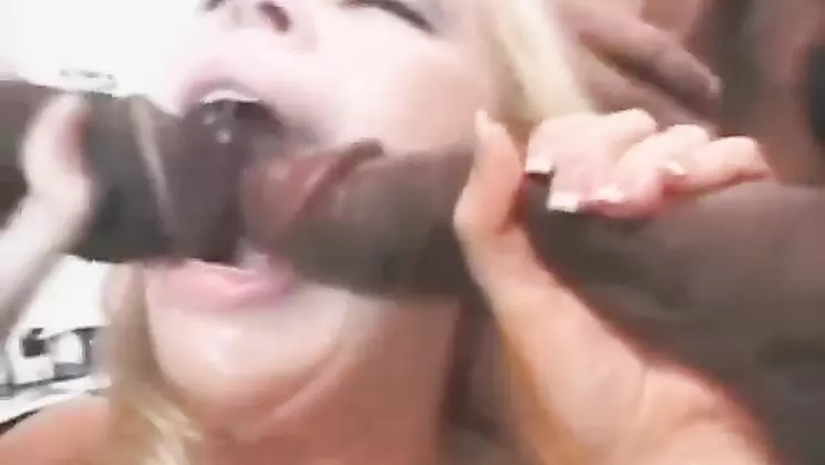 Alicia Rhodes   British Interracial Gang Bang