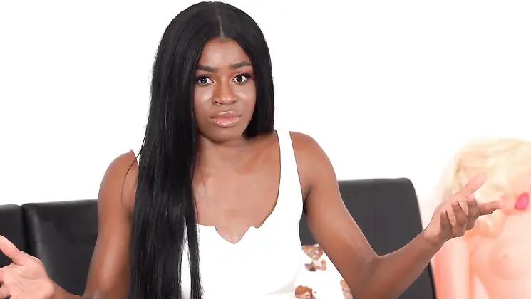 Slim babe Nicole Kitt enjoys a hard fuck with the one and only PornDude