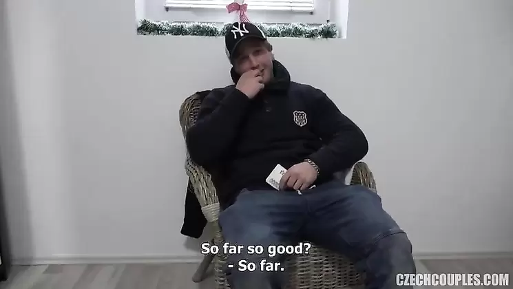 Guy watches his girlfriend fucked by another for money