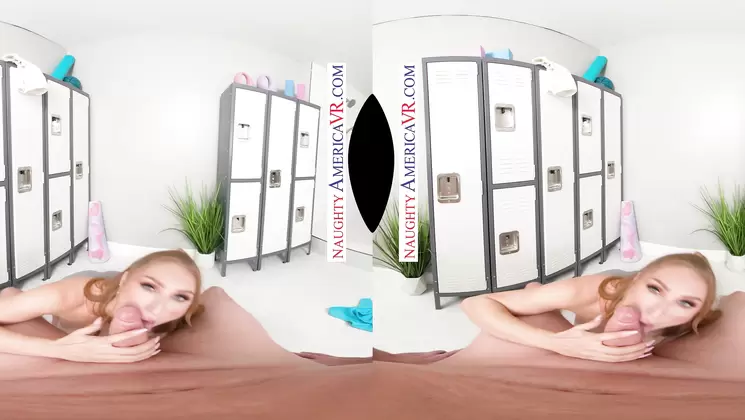 Gym babe Skylar Snow want's to fuck your brains out in the locker room