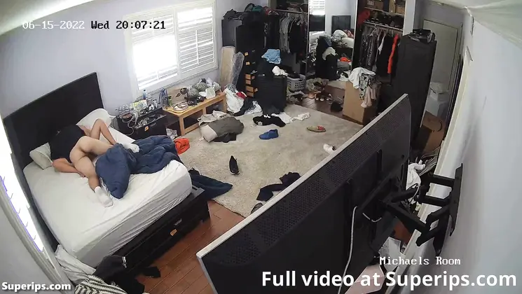 Naughty stepbrother fucks his sleeping stepsi