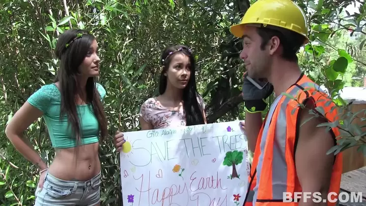 On your knees for the trees