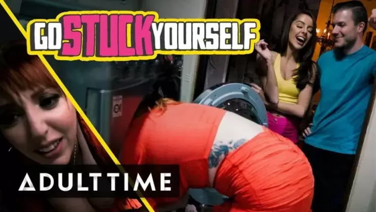 Vanna Bardot & Codey Steele Fuck Their Stepmom From Behind While She's Stuck!