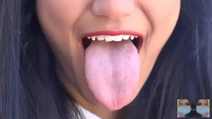 The sexiest Tongue in Adult Video Viva Athena Tongues Eggplant Emoji