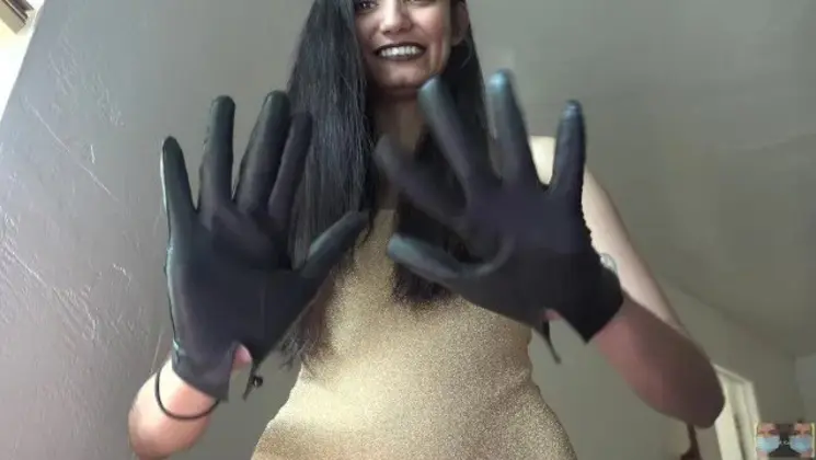 Trying On Leather Gloves Safe for work?