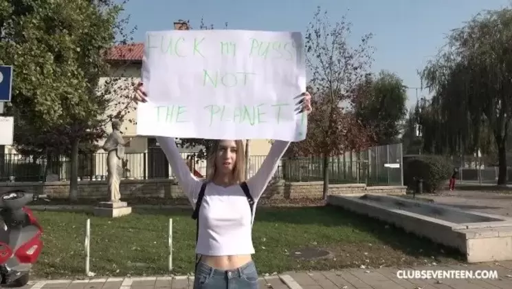 Fuck my Pussy, NOT the Planet!