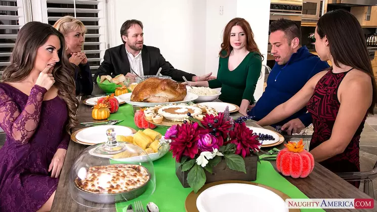 Sharing Big Thanksgiving Dinner & Dick ft. Cassidy Klein