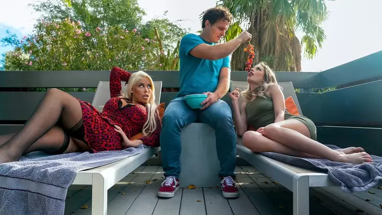 Im Not Your Mommy: Whipping The Neighbor Boy Into Shape on PornVe