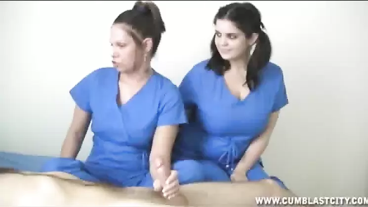 Nurses Gets Massive Cumshot