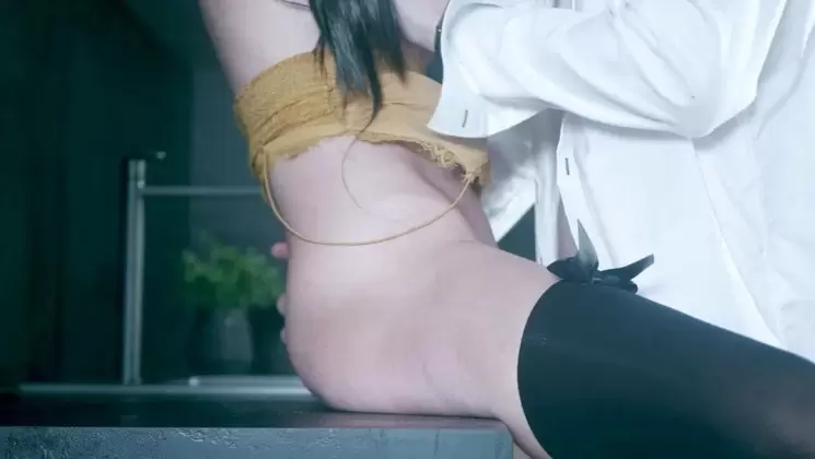 Real amateur softcore kitchen sex.