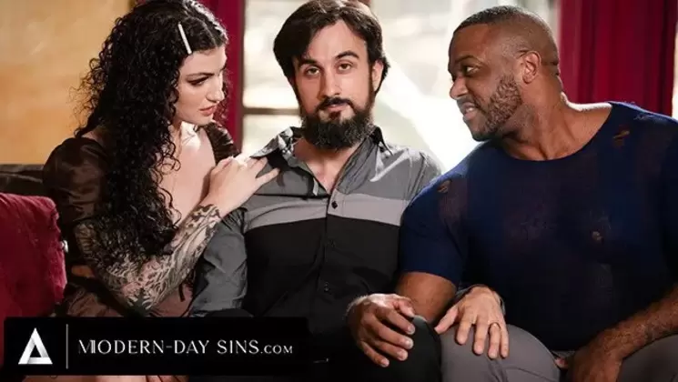 Interracial Swingers Convince Married Friend To Cheat In Bisexual Threesome!