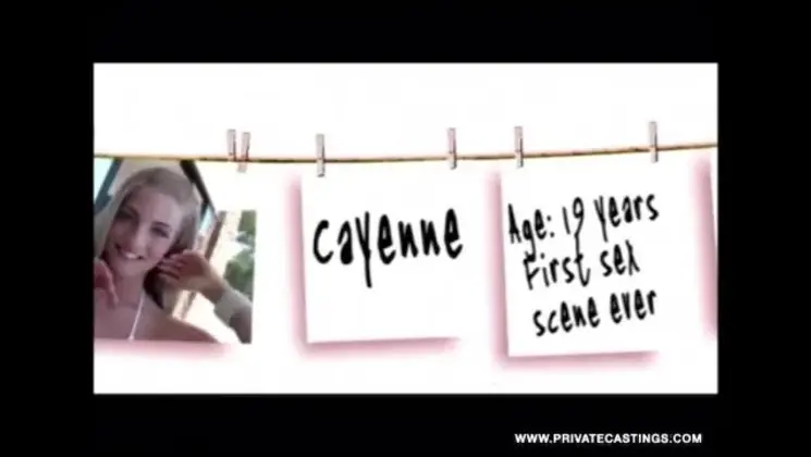 Cayenne Klein Is Begging for Her First Time Video Casting!