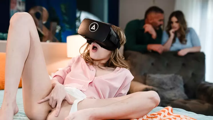 Stepdads cock is better than VR porn