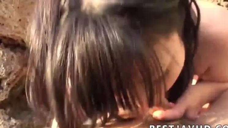 JAVHD - Megumi Haruka is providing blowjobs in outdoor pov - greatest Japanese porn ever