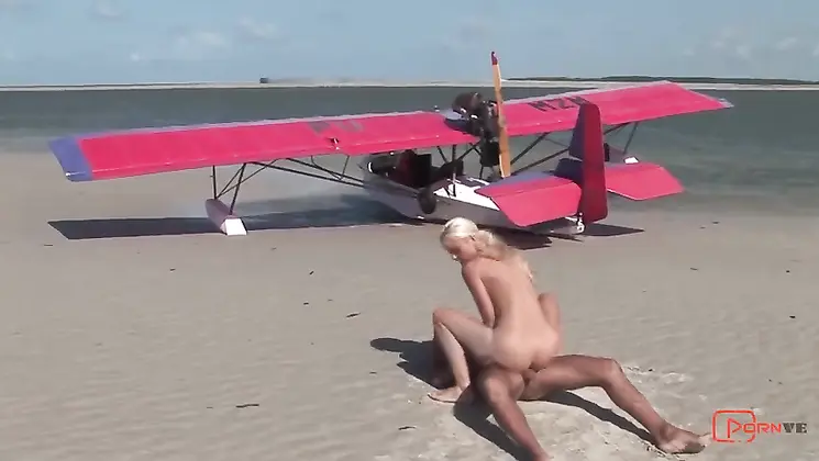 Caylian Curtis Fucks A Pilot On A Secluded Island Beach