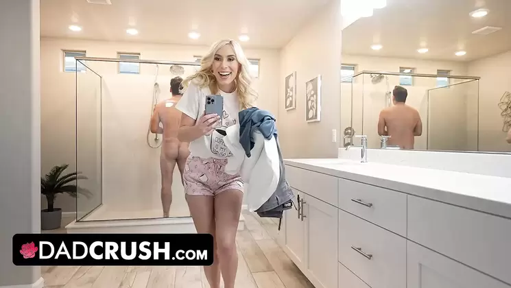 Horny Stepdad Can't Resist His Busty Blonde Stepdaughter's Big Ass And Bang...