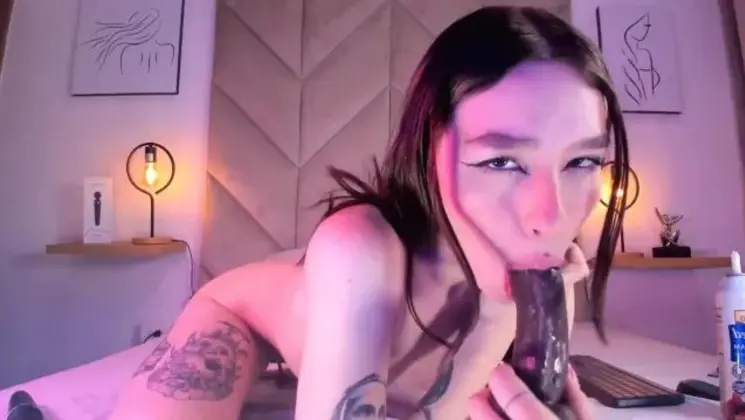 Tiny Babe Enjoys Bjs only with Whipped Cream