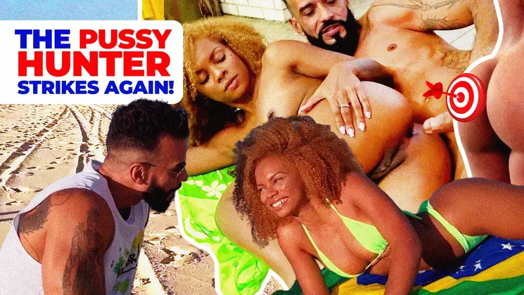 Naughty brunette seduced by porn actor on des