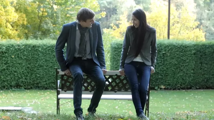 18 year old Paula fucking and taking facial