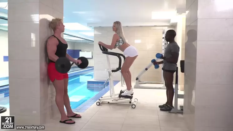 Double humping by the pool