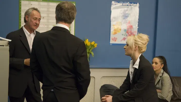 Kaia and Farrah Kneel Down And Gobble Cocks In Order To Get A Job Here