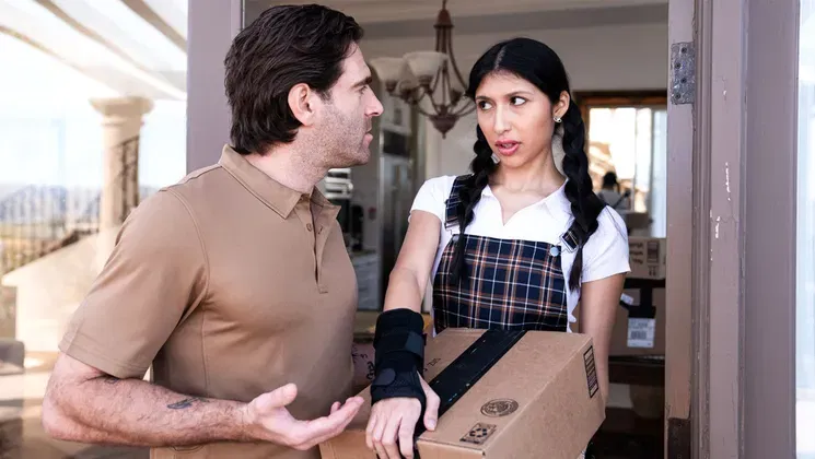 Latina teen stepdaughter fucks stepdad