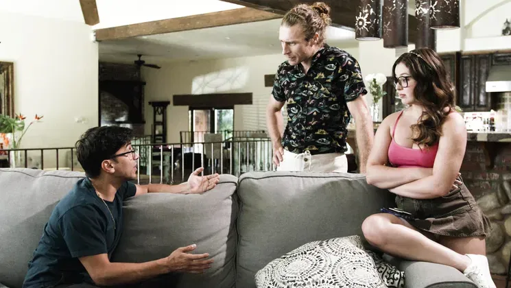 Big ass stepsis tricks and fucks stepbro