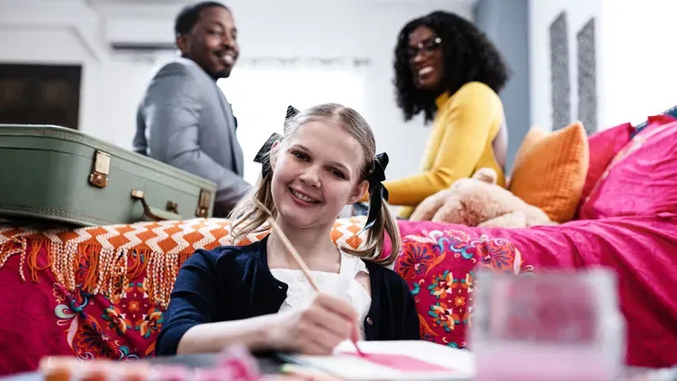 Tiny teen stepdaughter fucks BBC stepdad