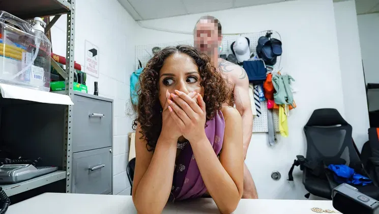 Stealing desi cougar busted and fucked