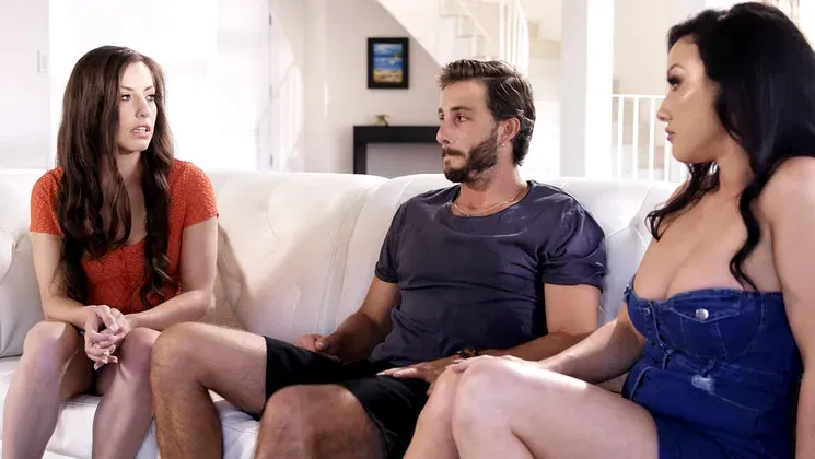 MILF wife saves marriage with threesome