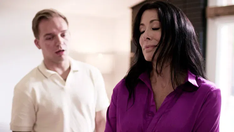 Cunning stud tricks and rails busty MILF