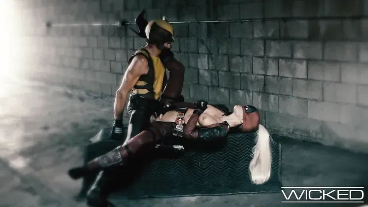 Hottest Marvel Babes Lacy Lennon 's Black Widow Squirts