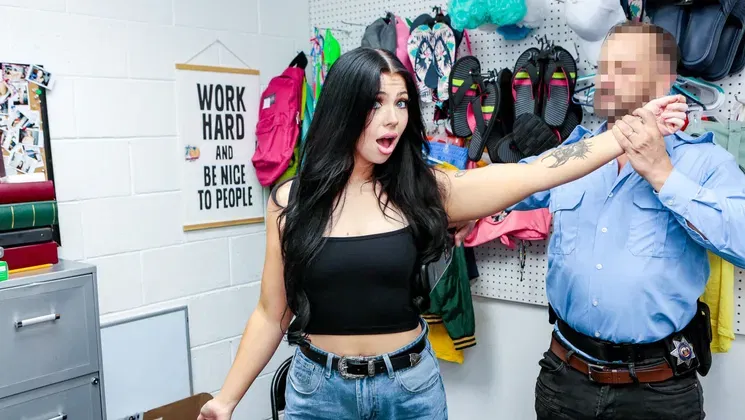 PAWG teen suspect big cocked in the backroom