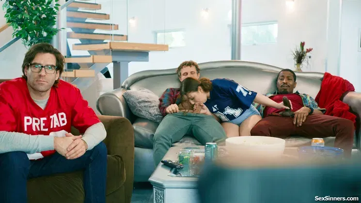 I jerk stepdads friends behind his back