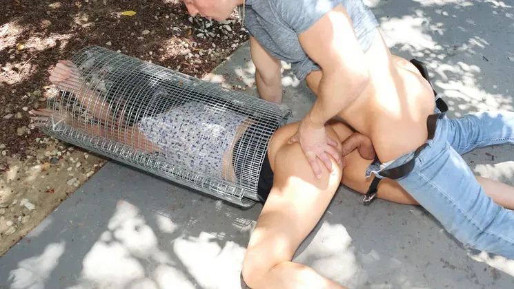 Big tits MILF stuck and fucked hard