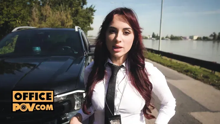 Audrey Reid gets down & dirty with a hard dick in the station