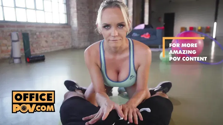 Juicy Tittied MILF Nina Heels takes it up the ass in hardcore POV Anal Gym Sesh