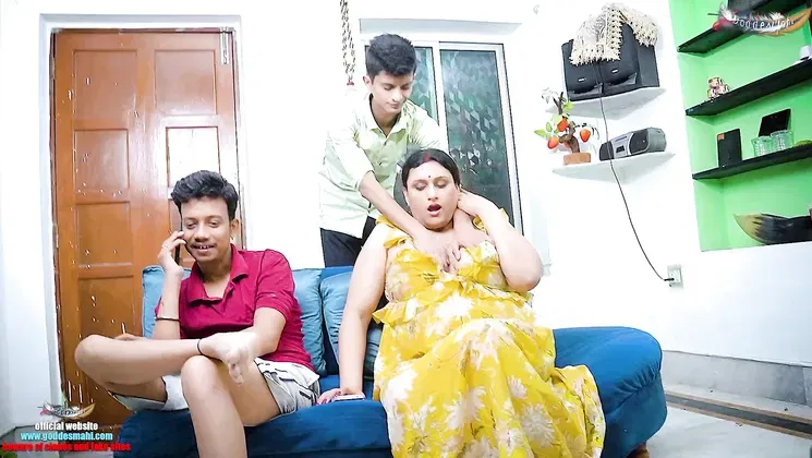 Desi Busty Big Boobs Bhabhi Cuckold Hubby Takes Big White Dick in Her Ass