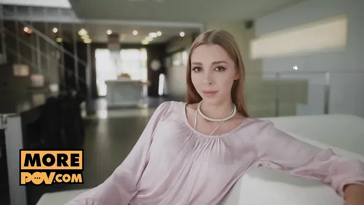 Mary Popiense seduces you into hardcore cowgirl action with her stunning blonde hair