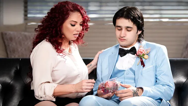 Stepmom takes stepdaughters prom date