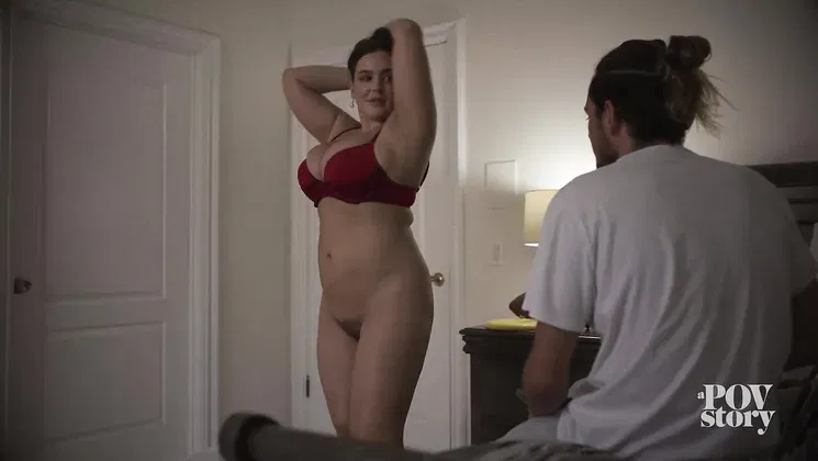 Big-titted brunette MILF takes on a massive cock and gets a creampie